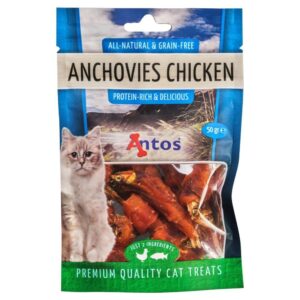 Antos Gato Anchoa y pollo